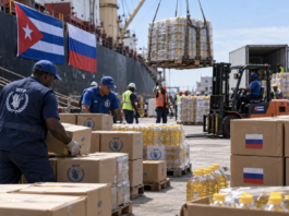 Cuba recibe aceite vegetal donado por Rusia a través del PMA