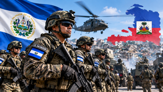 El Salvador envía más de 2.000 militares a misión de rescate en Haití