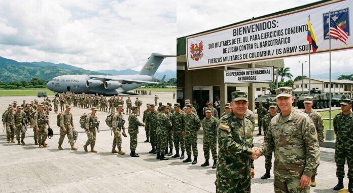 Colombia recibirá 300 militares de EE. UU. para ejercicios antidrogas
