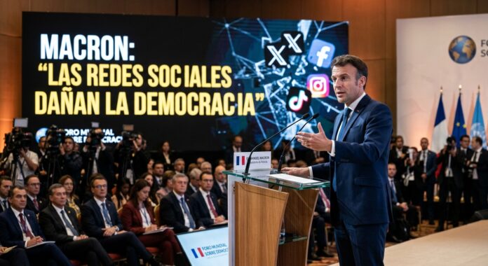 Macron: las redes sociales