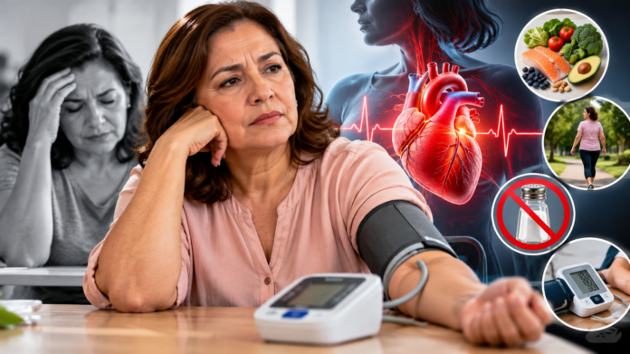 Por qué las mujeres de mediana edad suelen ignorar su presión arterial alta y cómo prevenir riesgos cardiovasculares