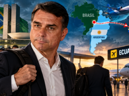 Flávio Bolsonaro huye de Brasil tras perder las elecciones y viaja a Ecuador vía Argentina Flávio Bolsonaro huye de Brasil tras perder las elecciones y viaja a Ecuador vía Argentina