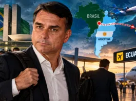 Flávio Bolsonaro huye de Brasil tras perder las elecciones y viaja a Ecuador vía Argentina Flávio Bolsonaro huye de Brasil tras perder las elecciones y viaja a Ecuador vía Argentina