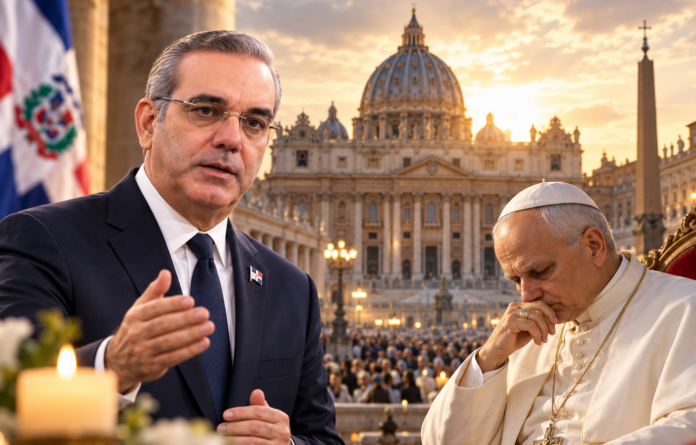 Presidente Abinader pide al pueblo dominicano orar por la salud del papa León XIV desde el Vaticano