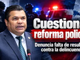 Diputado cuestiona reforma policial y denuncia falta de resultados contra la delincuencia