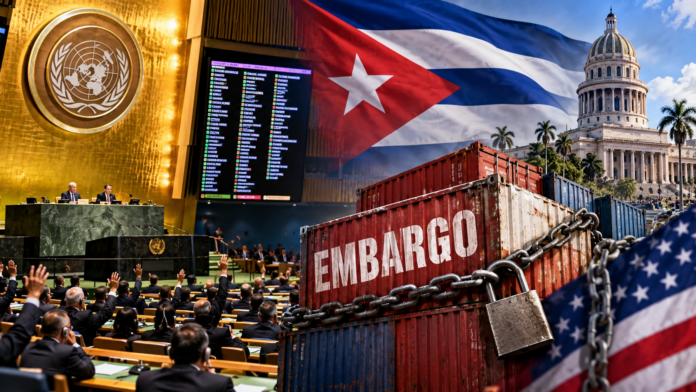 La ONU renueva la resolución contra el embargo a Cuba