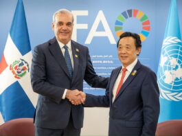 Qu Dongyu, director general de la FAO, califica al presidente Abinader como un gran líder