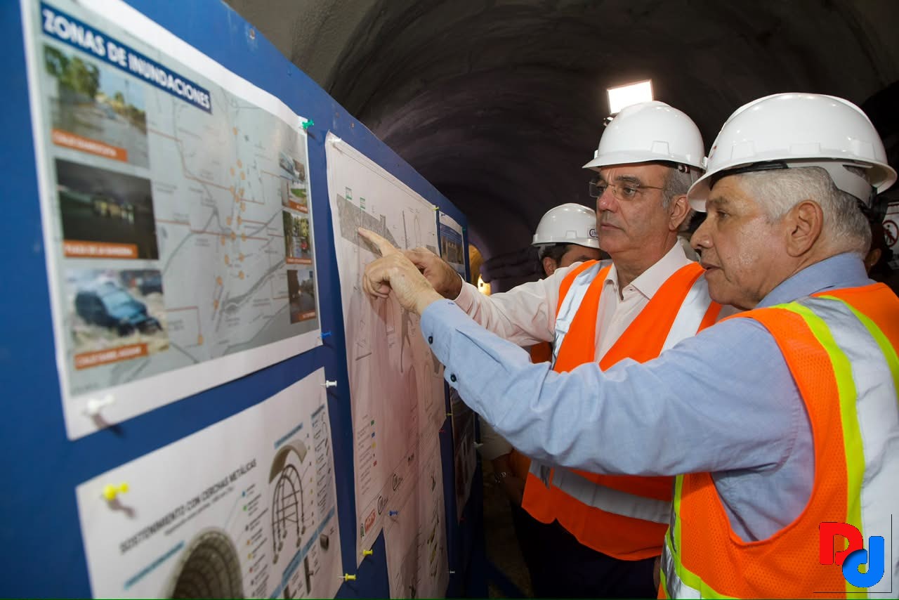Abinader supervisa túnel pluvial de la avenida Luperón que se construye con fondos de Aerodom Abinader supervisa túnel pluvial de la avenida Luperón que se construye con fondos de Aerodom