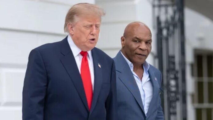 Mike Tyson visita la Casa Blanca junto a Donald Trump tras entregarle una carta de Diddy