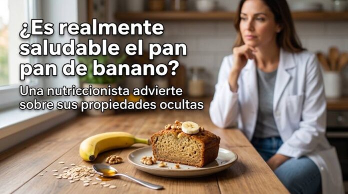 ¿Es realmente saludable el pan de banano? Una nutricionista advierte sobre sus propiedades ocultas